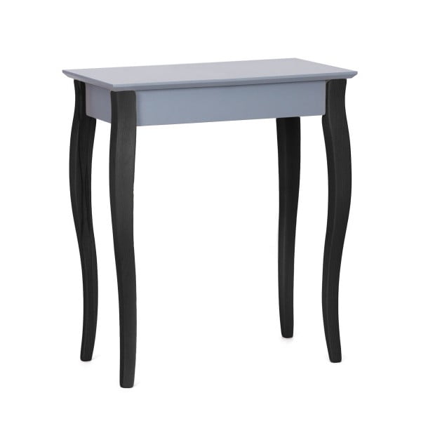 Tamno sivi konzolni stol s crnim Ragaba Lilo nogama, širine 65 cm