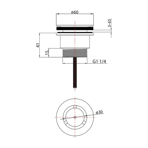 Odvodni čep – Sapho-image-1
