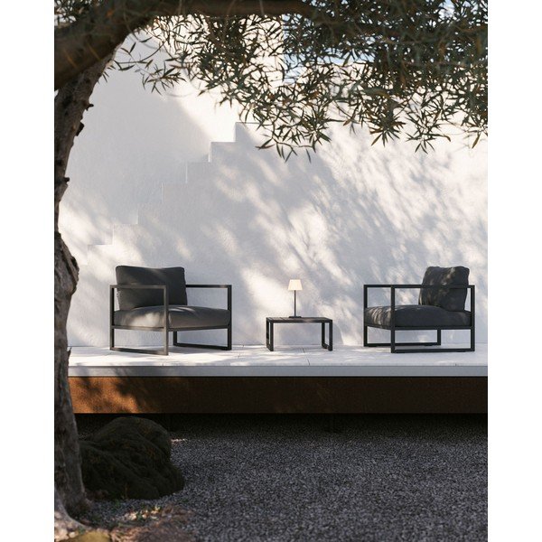 Vrtni stol aluminijski 60x60 cm Comova – Kave Home-image-4