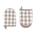 Pamučne kuhinjske rukavice u setu 2 kom Gingham – Tiseco Home Studio
