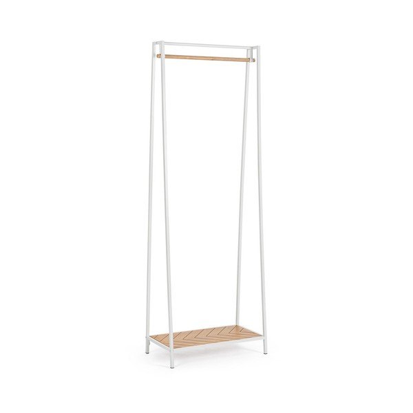 Bijeli/u prirodnoj boji željezni stalak za odjeću 63x180x34 cm Haldor – Yes Everyday