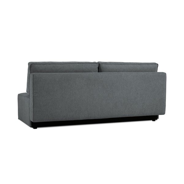 Tamno siva sklopiva/s prostorom za odlaganje sofa 202 cm Dora – Scandic-image-3