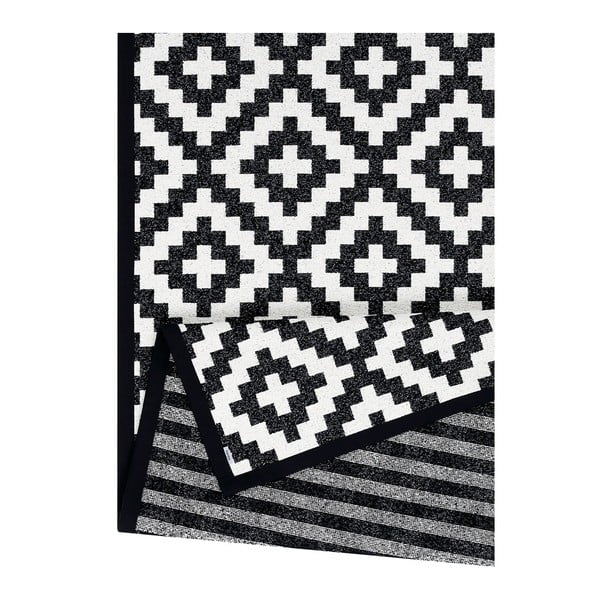 Dvostrani crno-bijeli tepih s uzorkom Narma Viki, 160 x 230 cm-image-4