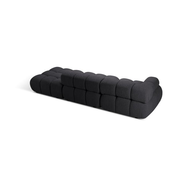 Antracitno siva sofa od bouclé tkanine 288 cm Bellis – Micadoni -image-4