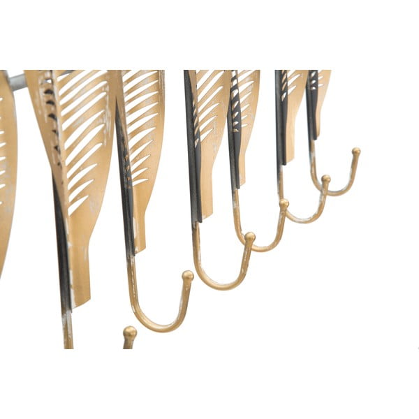 Metalna zidna vješalica u zlatnoj boji Long Leaf – Mauro Ferretti-image-2