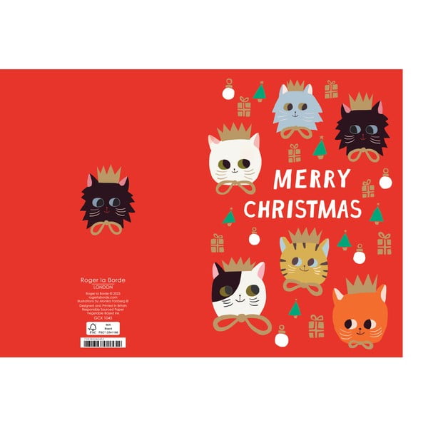 Čestitke u setu 5 kom s božićnim motivom Starflower  – Roger la Borde-image-1