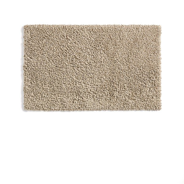 Bež tekstilna kupaonska prostirka 50x70 cm Aroia – Kave Home