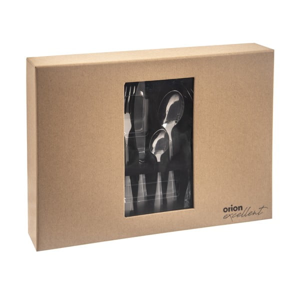 Pribor 24 kom od nehrđajućeg čelika u srebrnoj boji Satin – Orion-image-4