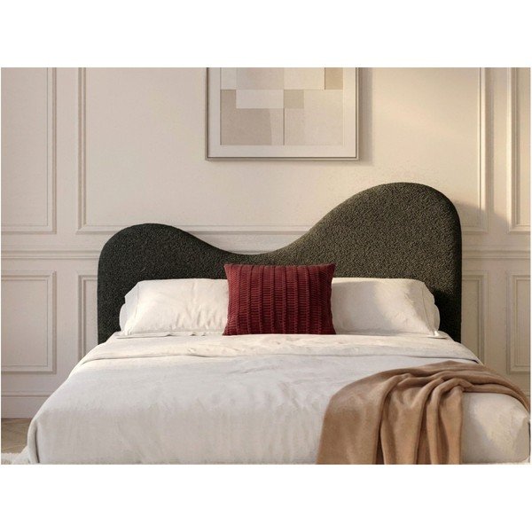Zeleni podstavljeni tapecirani bračni krevet s podnicom 180x200 cm Celina – Bobochic Paris-image-2