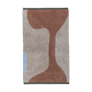 Ciglasti/bež periv pamučan tepih 50x80 cm Figura – Mette Ditmer Denmark