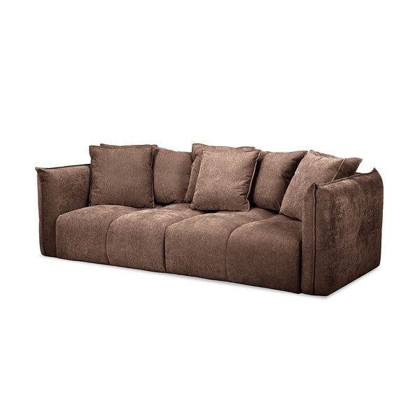 Smeđa sofa od šenila Harlem – Bobochic Paris-image-4