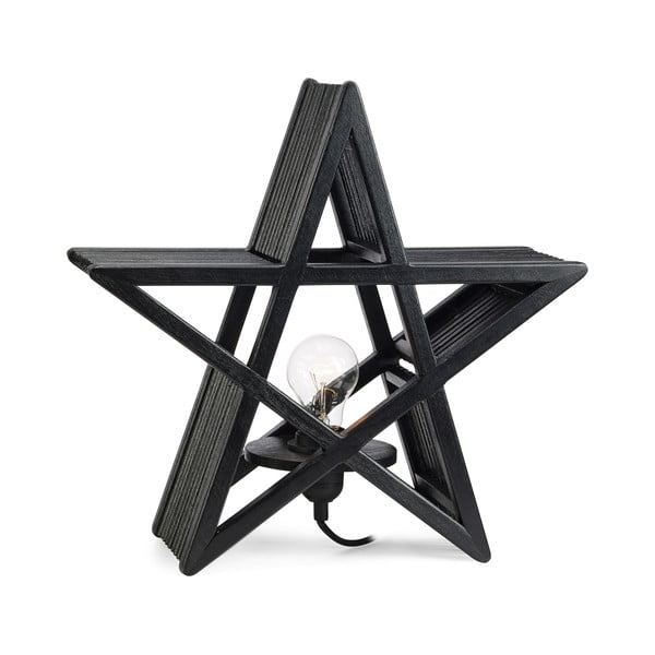 Crni božićni svjetlosni ukras Bamboo – Markslöjd