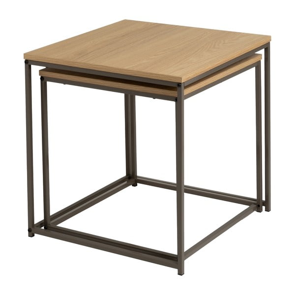 Pomoćni stolići u setu 2 kom 50x50 cm – Casa Selección-image-1