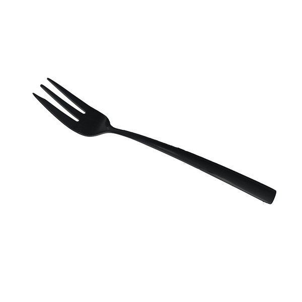 Crni set desertnih vilica 2 kom od nehrđajućeg čelika Black – Orion-image-3