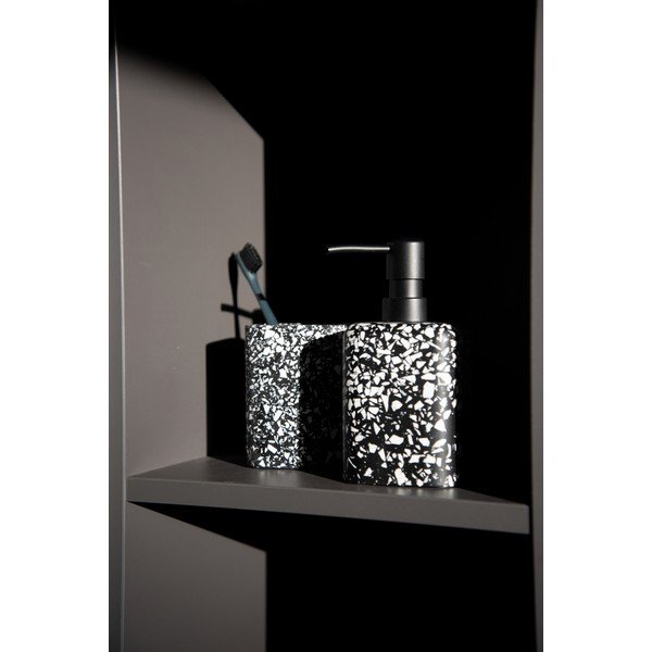 Crni dozator sapuna Wenko Terrazzo-image-2