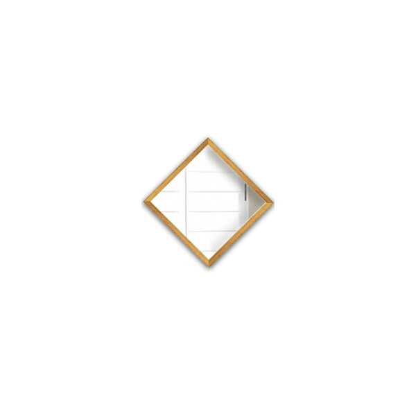 Skup od 3 zidna ogledala sa zlatnim okvirom oyo koncept luna, 24 x 24 cm