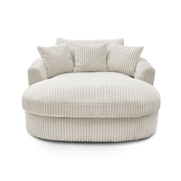 Bež fotelja od samta Belem – Bobochic Paris-image-3