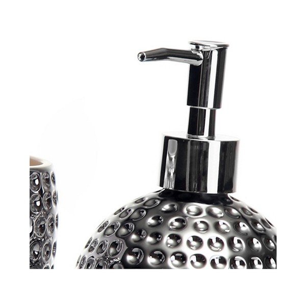 Set pribora za kupaonicu u srebrnoj boji – Casa Selección-image-1