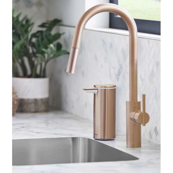 Ružičasti dozator za sapun od nehrđajućeg čelika 266 ml - simplehuman-image-1