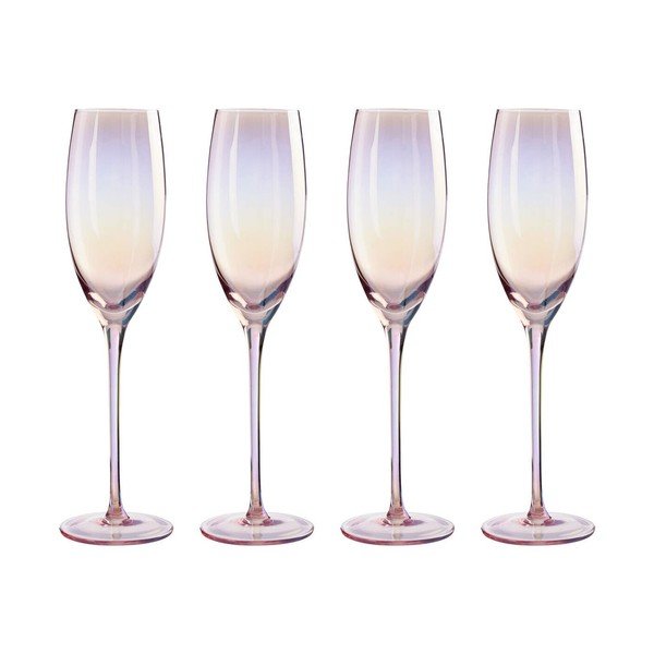 Čaše u setu 4 kom za šampanjac 250 ml Frosted – Premier Housewares