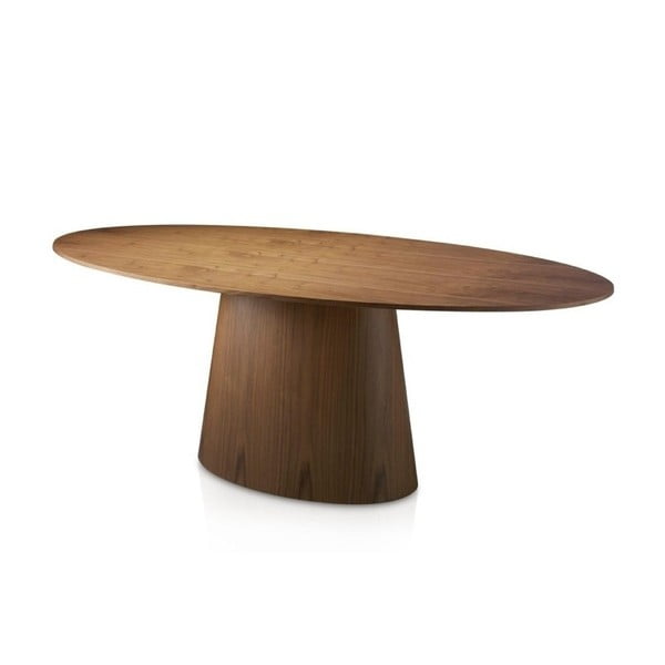 Ovalni blagovaonski stol od orahovog furnira Ángel Cerdá Luis