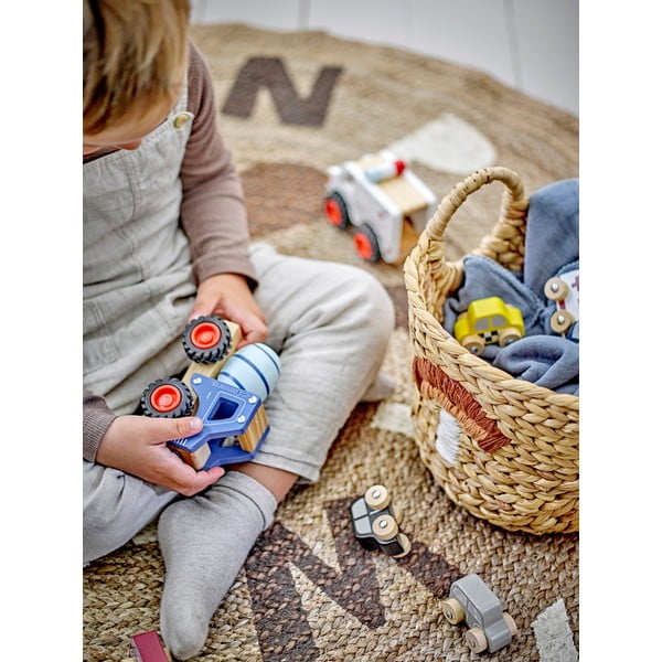 Dječje kutije za pohranu u setu 2 kom od vodenog zumbula u prirodnoj boji ø 32x32 cm Agnes – Bloomingville Mini-image-4