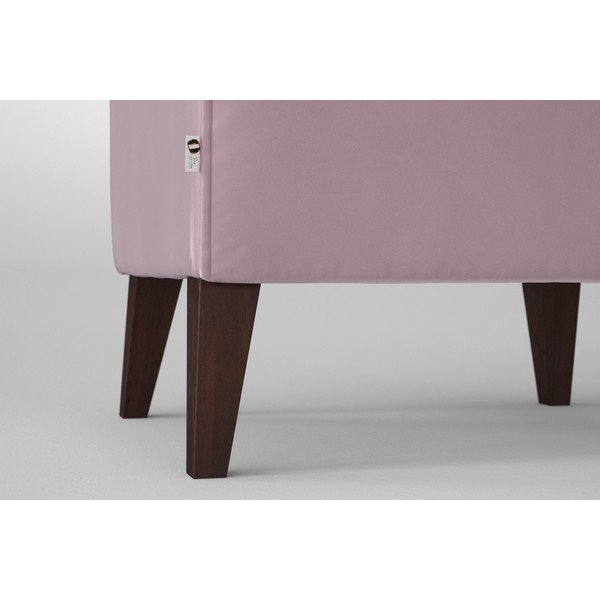 Svijetloružičasta baršunasta fotelja My Pop Design Iena-image-1
