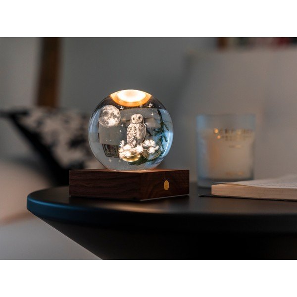 Svjetlosni ukras nešiojamas s USB ø 8 cm Amber – Gingko-image-1