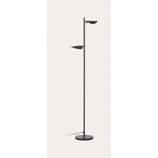 Crna LED stojeća svjetiljka (visina 150 cm) Veleira – Kave Home-image-4