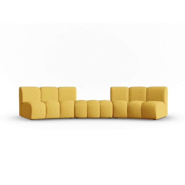 Žuta  sofa 367 cm Lupine – Micadoni Home