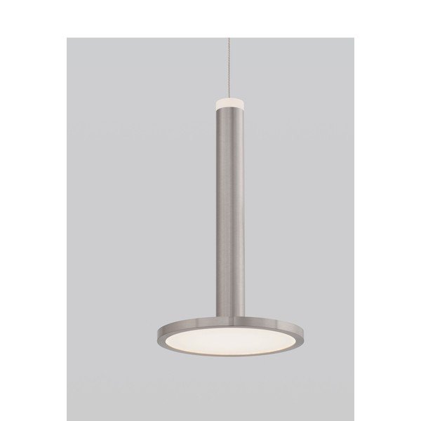Metalna LED viseća svjetiljka u mat srebrnoj boji ø 15 cm Palencia – Nova Luce-image-1