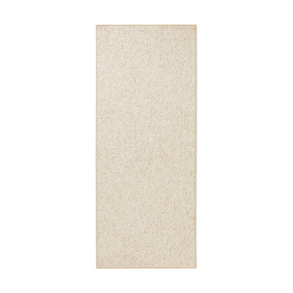 Krem staza 80x300 cm Wolly – BT Carpet