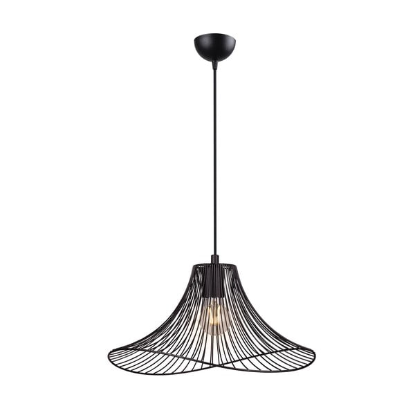 Crna viseća svjetiljka ø 40 cm Wavy – Squid Lighting
