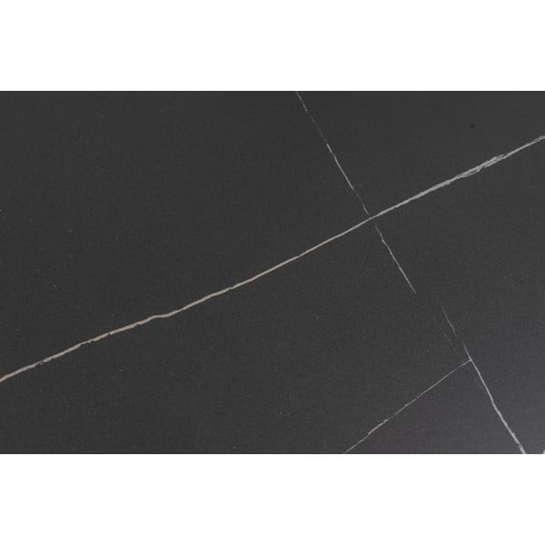 Crni okrugao stolić za kavu s keramičkom daskom ø 60 cm Malta – Actona-image-4