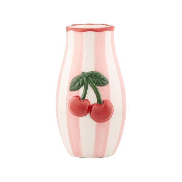 Ručno oslikana vaza od dolomita Cherry – Sass & Belle