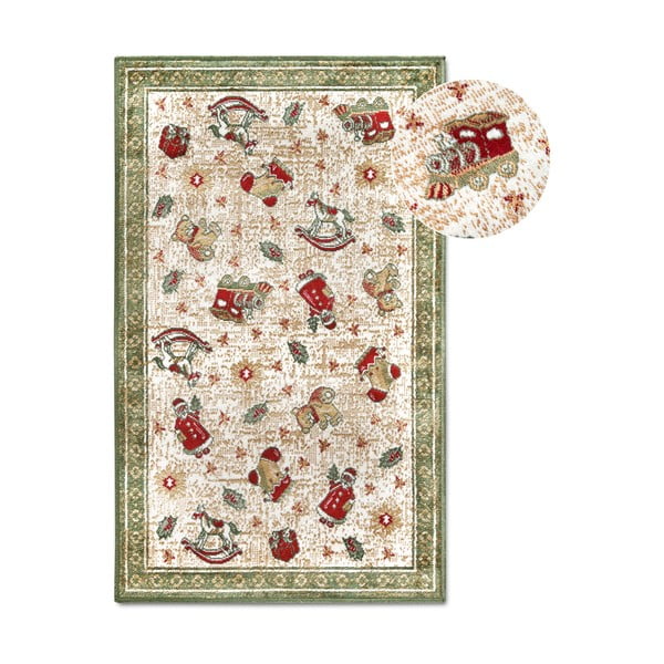 Zeleni tepih s božićnim motivom od mješavine pamuka 50x80 cm Toy's Delight Green Christmas – Villeroy&Boch