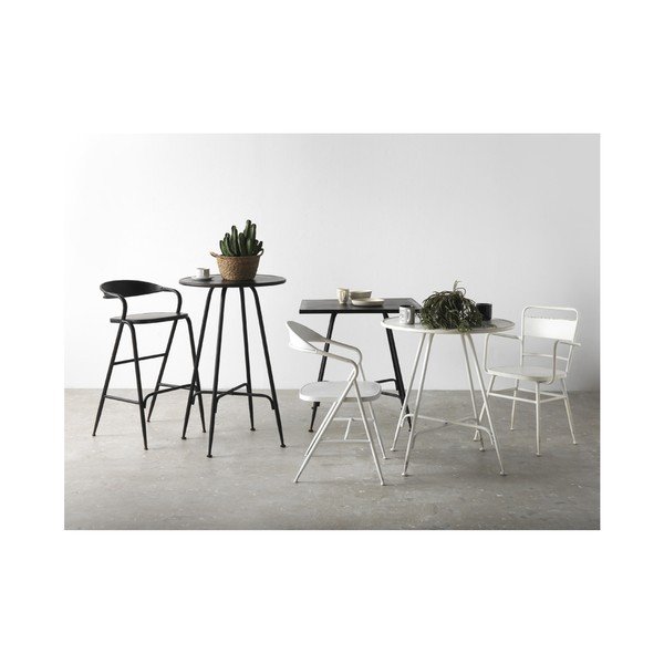 Bijela metalna fotelja Geese Industrial Style Puro-image-1