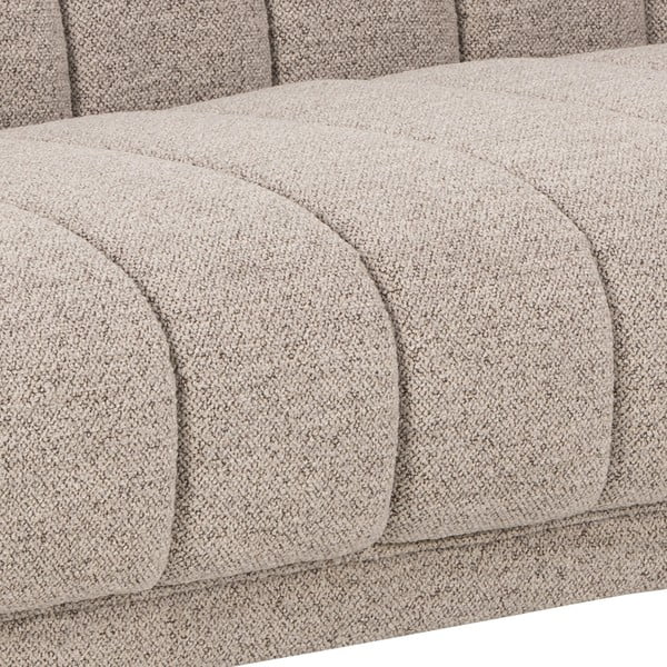 Bež sofa od bouclé tkanine 218 cm Tampa – Actona-image-4