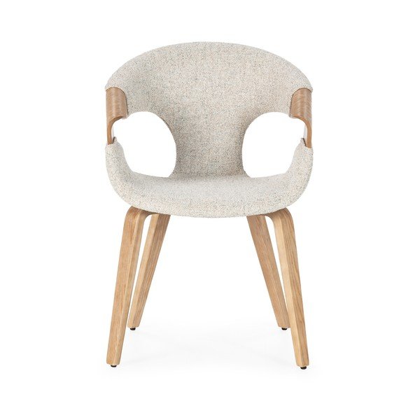 Bež podstavljene blagovaonske stolice u setu s naslonima za ruke 2 kom Elif – MOME-image-2