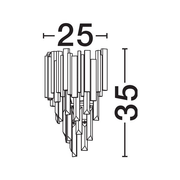 Metalna zidna lampa u zlatnoj boji Grane – Nova Luce-image-4