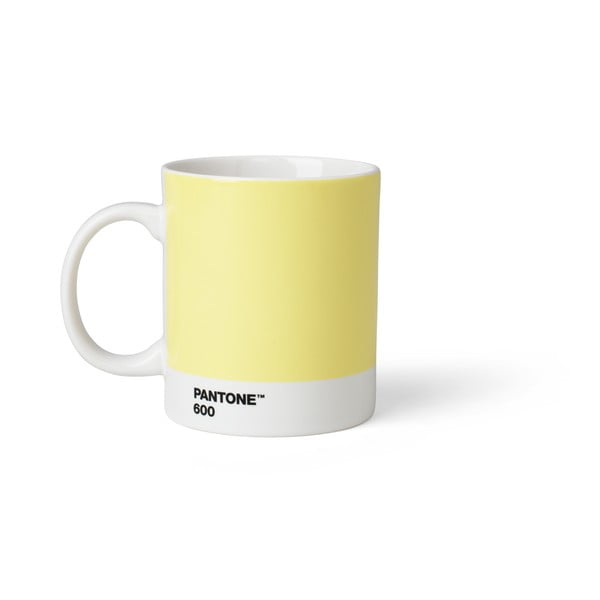 Svijetlo žuta keramička šalica 375 ml Light Yellow 600 – Pantone