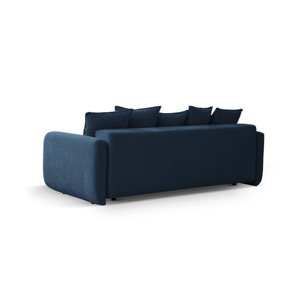 Tamno plava sklopiva/s prostorom za odlaganje sofa 231 cm Elen – Micadoni -image-4