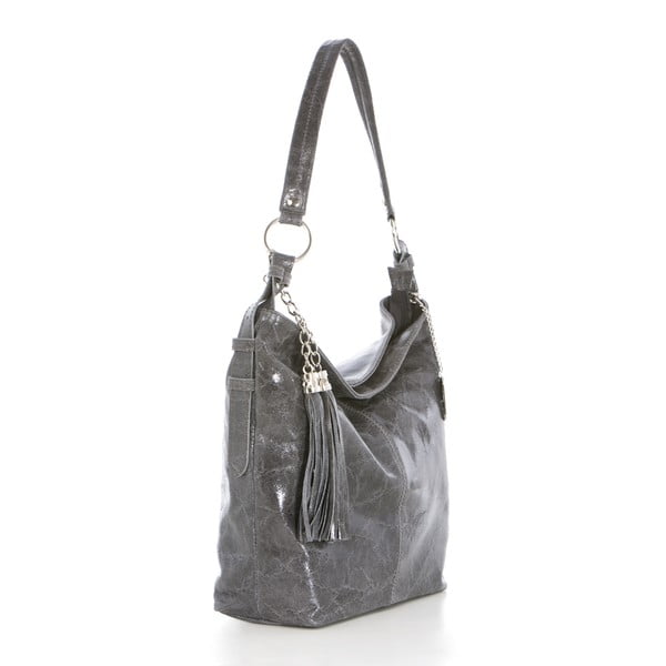 Kožna torba Hobo Grigio-image-1