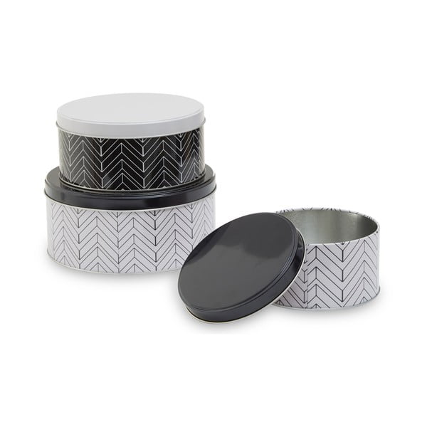 Metalne posude za namirnice u setu 3 kom za čuvanje hrane Urban – Premier Housewares-image-4