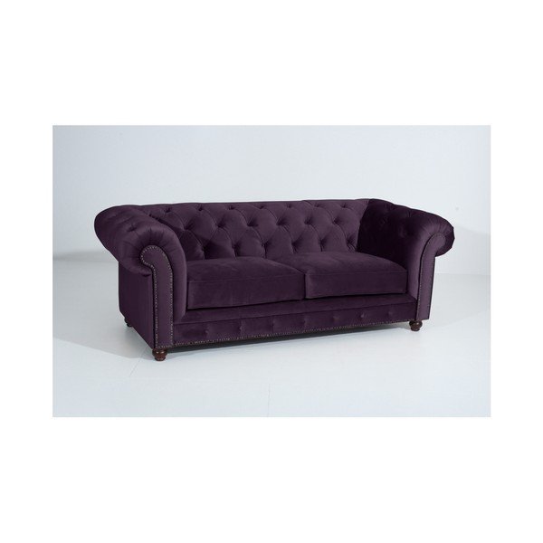 Ljubičasta sofa Max Winzer Orleans Velvet, 216 cm-image-4