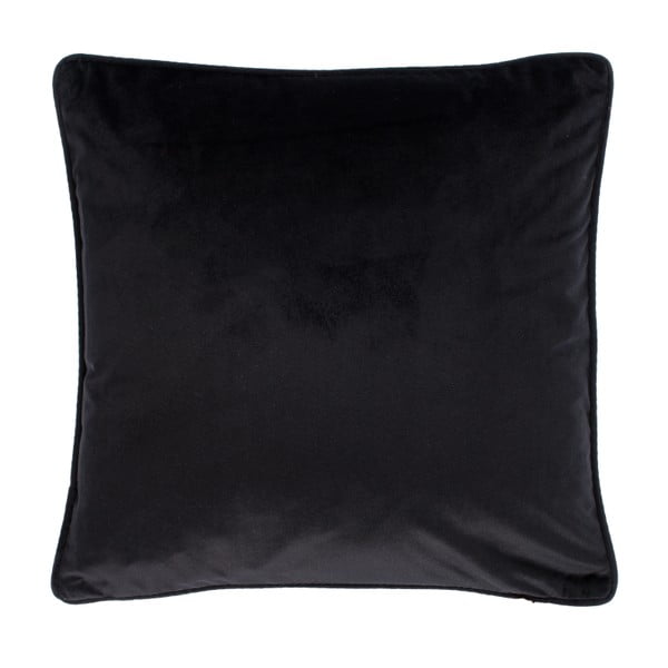 Crni jastuk Tiseco Home Studio Velvety, 45 x 45 cm