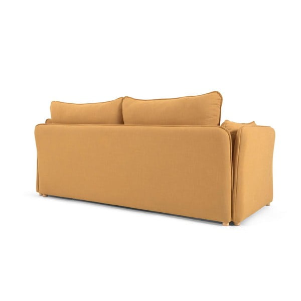 Senf žuta sklopiva sofa 210 cm Tanit – Kave Home-image-4