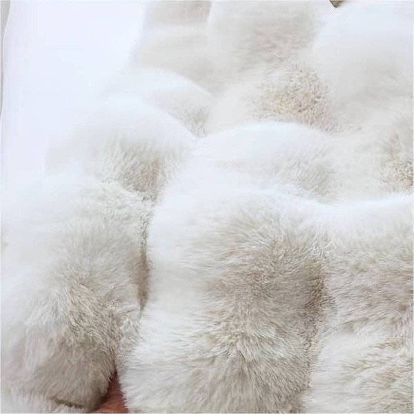 Bijeli perivi okrugli tepih ø 80 cm Bubble White – Mila Home-image-4