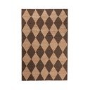 Smeđi/u prirodnoj boji ručno rađen tepih od mješavine jute 160x230 cm Effie Diamond – Flair Rugs