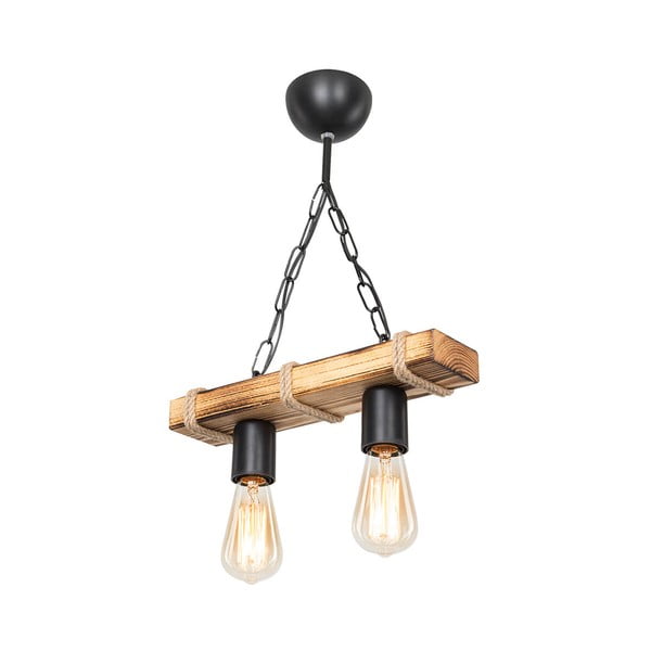Crna/u prirodnoj boji viseća svjetiljka Lagun – Squid Lighting